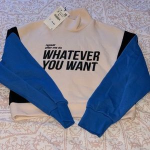 Zara sweatshirt! Never worn